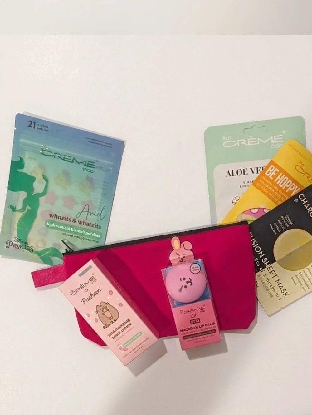 Creme Shop Bundle With Pink Canvas Pouch